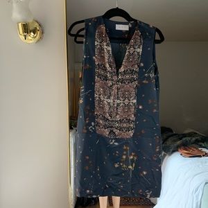 ALC patterned silky dress